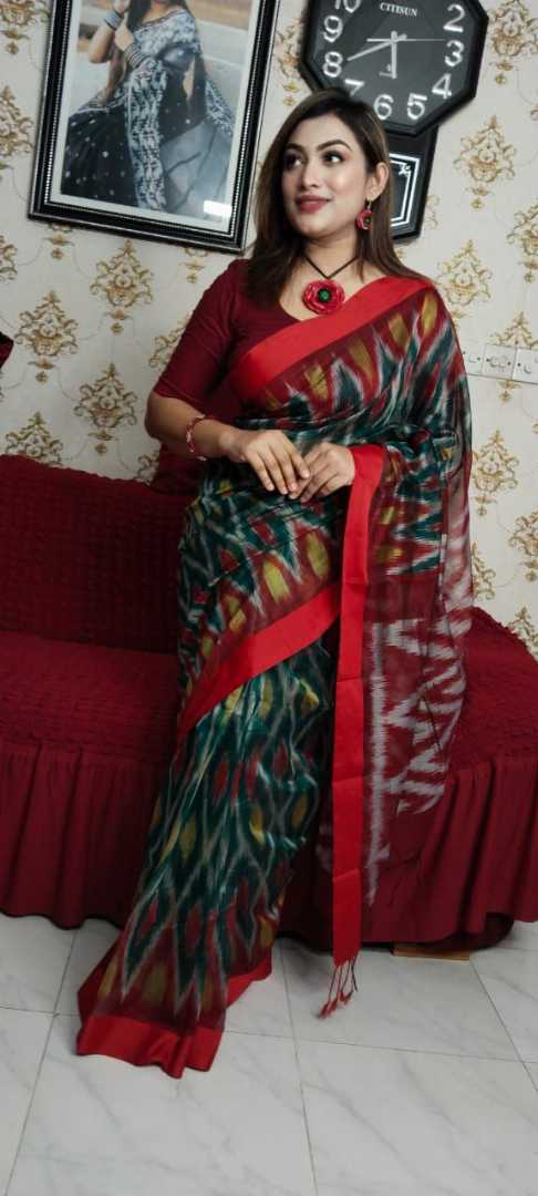 কটকি,শাড়ি,ব্লাউজ,পিছসহ