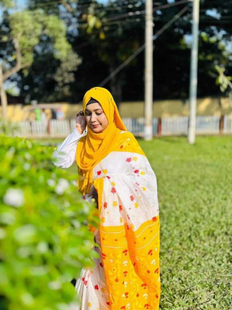 ব্লগ,প্রিন্ট,হাফ,সিল্ক,শাড়ি