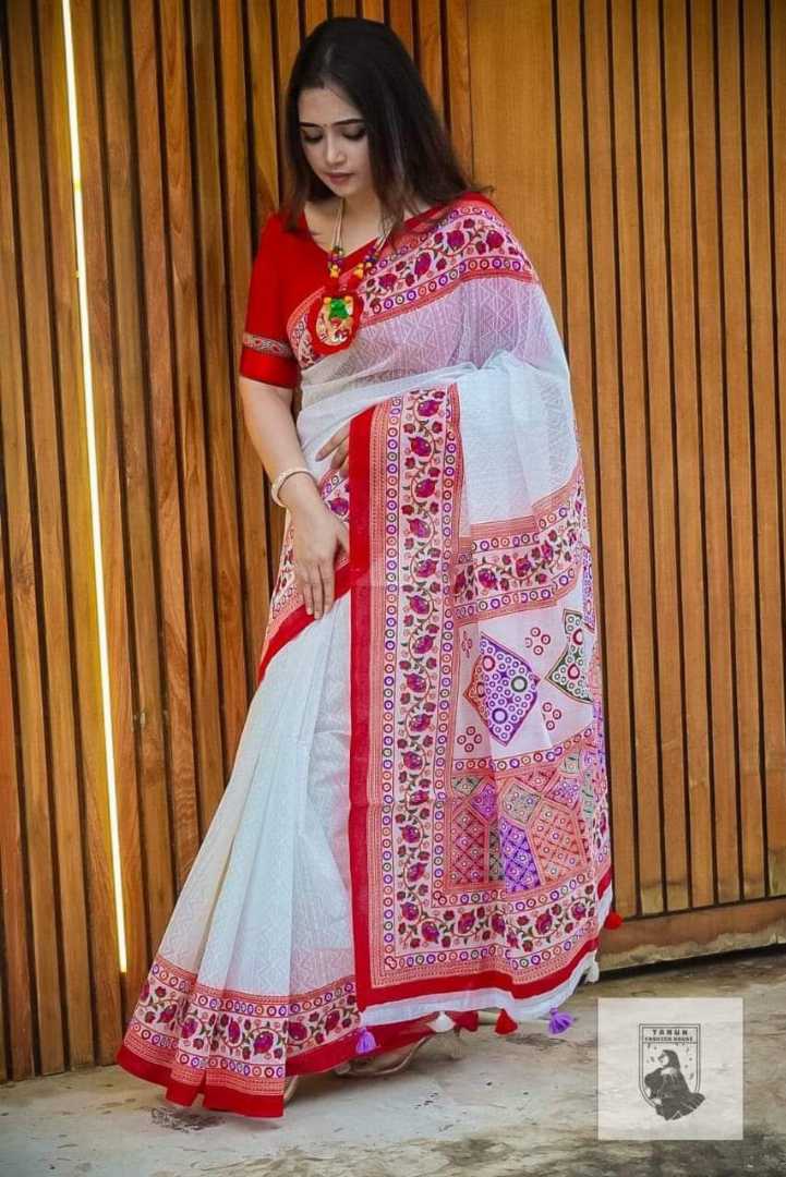 ব্লগ,প্রিন্ট,হাফ,সিল্ক,শাড়ি