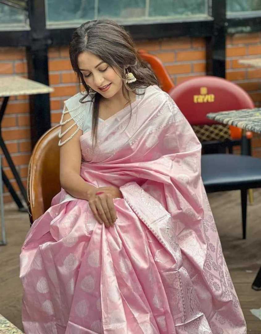 সফ্ট,সিল্কের,কাতান,শাড়ি