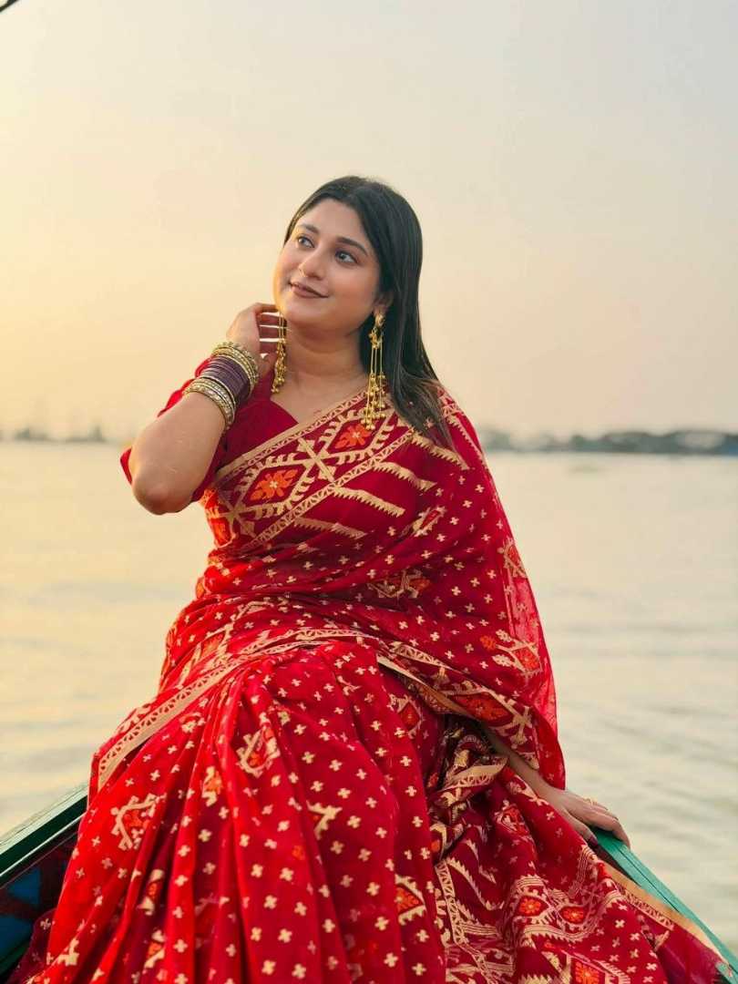 ঢাকাই,জরি,জামদানী,শাড়ি,ব্লাউজ,পিছসহ,