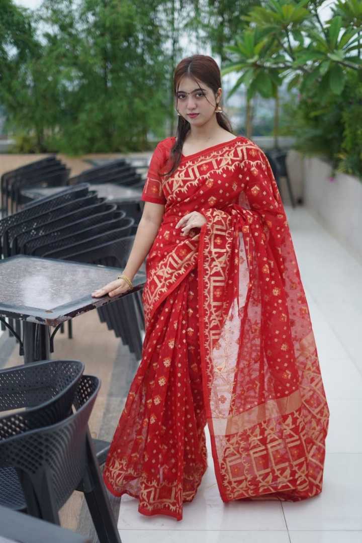 ঢাকাই,জরি,জামদানী,শাড়ি,ব্লাউজ,পিছসহ