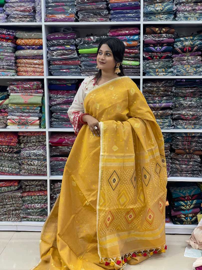 চিত্তরন্জন,হাতের,তাতের,সিল্ক,জামদানী,শাড়ি,ব্লাউজ,পিছসহ