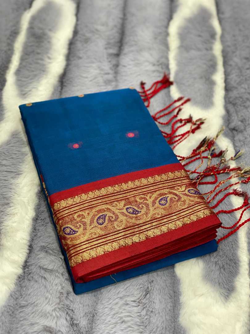 পিওর,কটন,বুটি,মাসলাইস,শাড়ি,ব্লাউজ,পিছ,সহ